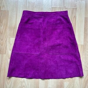 LK Bennett Suede Mini Skirt - Size 2
